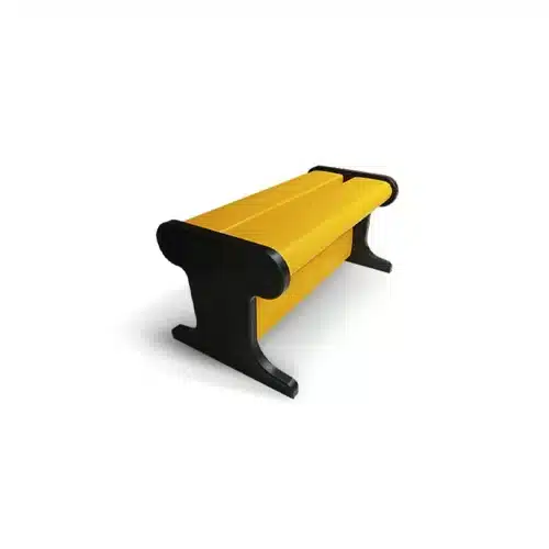 Panchina da giardino in tecnopolimero resistente