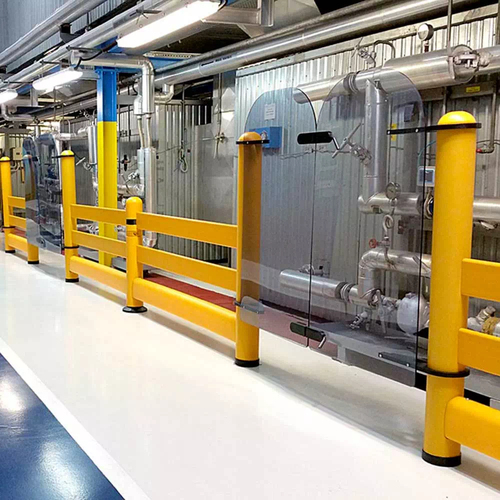 LEXAN barrier for industrial area protection